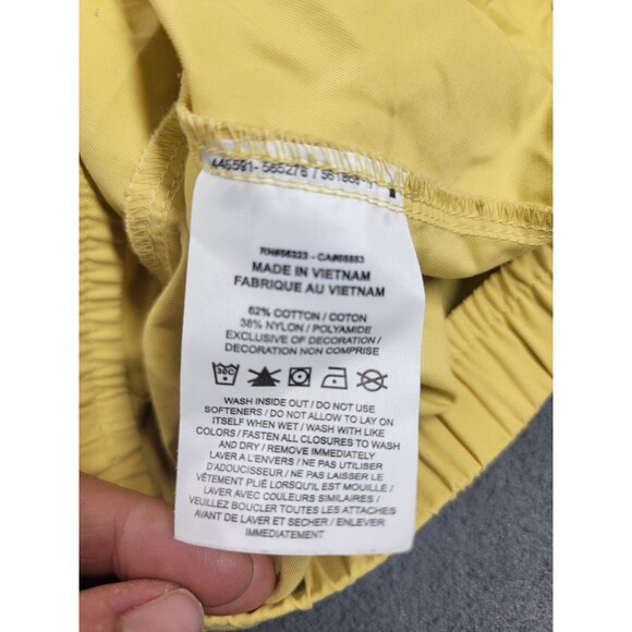 Nike Jacket Mens Large Yellow Half Zip Hooded Pullover Windbreaker DA0011-700 - Picture 8 of 13